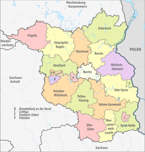 Image-Map Brandenburg