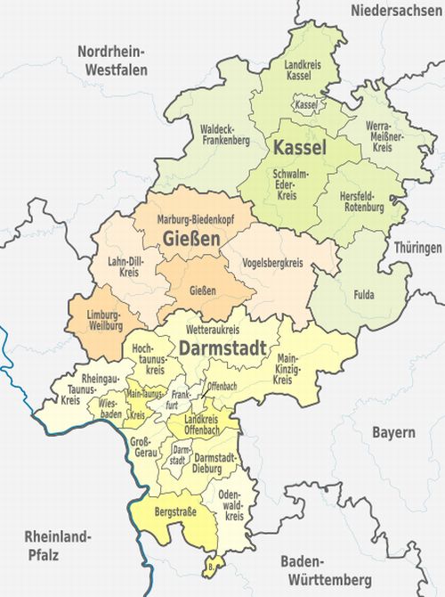 Image-Map Hessen