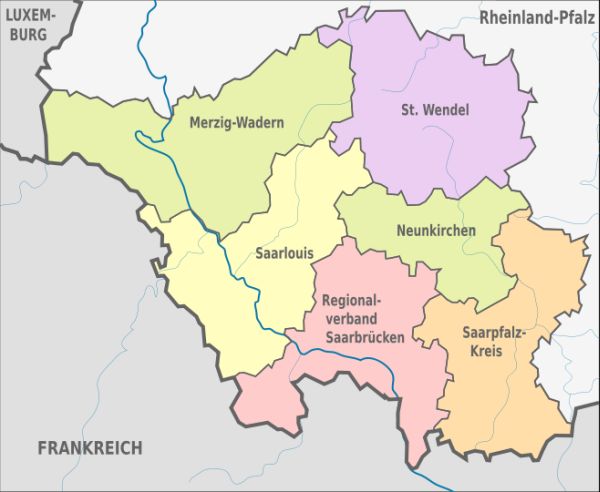 Image-Map Saarland