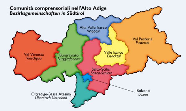 Image-Map Südtirol